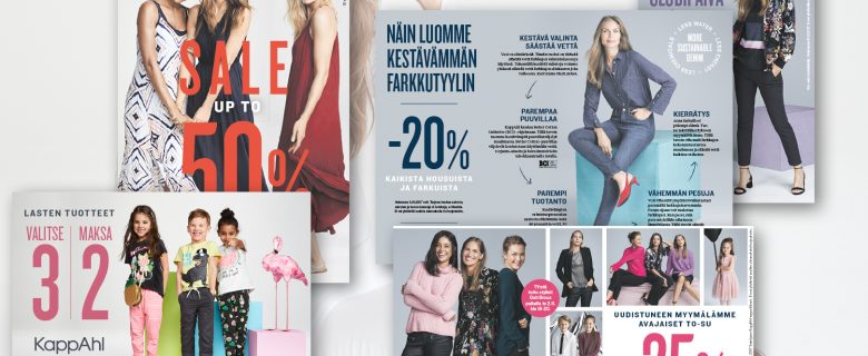 Kappahl: liikekohtaisia ilmoituksia