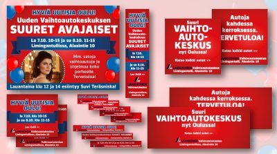 Laakkonen: Grand Opening of Vaihtoautokeskus Oulu