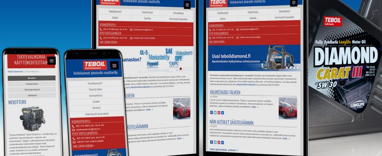 Teboil: teboildiamond.fi -sivustouudistus