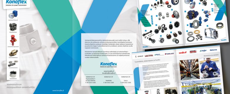 Konaflex: Voimansiirron monipuolinen asiantuntija -esite