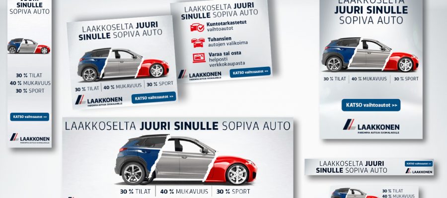 Laakkonen: Laakkoselta juuri sinulle sopiva auto, verkkomainonta