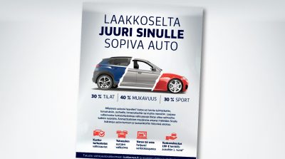 Laakkonen: Laakkoselta juuri sinulle sopiva auto, lehtimainonta