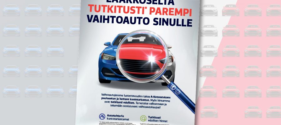 Laakkoselta tutkitusti parempi vaihtoauto sinulle, lehtimainonta