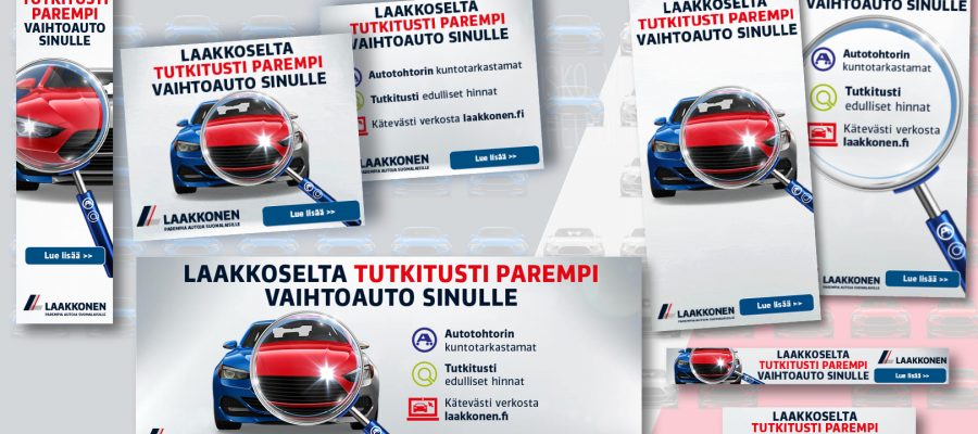 Laakkonen: Laakkoselta tutkitusti parempi vaihtoauto sinulle, verkkomainonta
