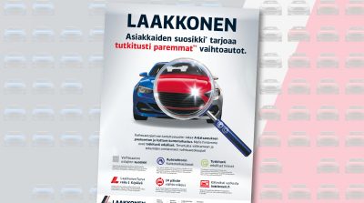 Laakkonen: Asiakkaiden suosikki, lehtimainonta