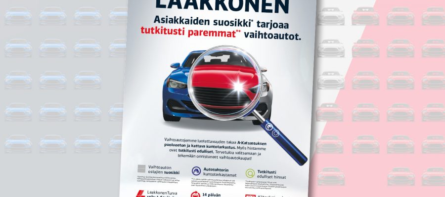 Laakkonen: Asiakkaiden suosikki, lehtimainonta