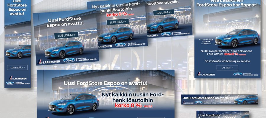 Laakkonen: FordStore Espoo Web Banners