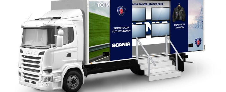 Scania: Toimintavarmuutta ympäri vuoden -kiertuerekka