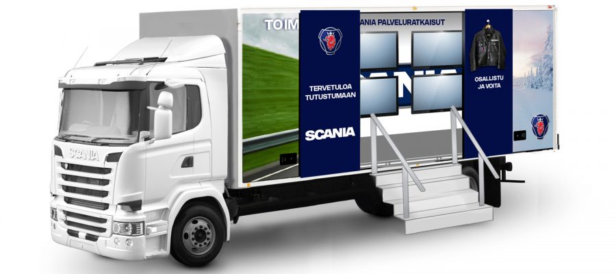 Scania: Toimintavarmuutta ympäri vuoden -kiertuerekka