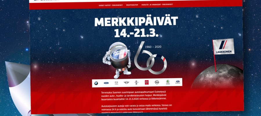 Laakkonen: Merkkipäivät 2020, verkkomainonta