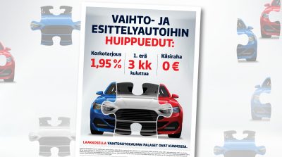 Laakkonen: Vaihtoautokaupan palaset kunnossa, lehtimainonta