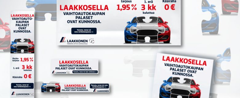 Laakkonen: Vaihtoautokaupan palaset kunnossa, Web