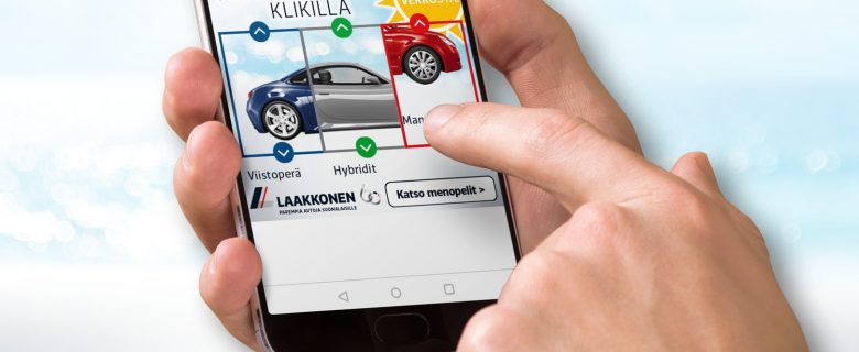Laakkonen: Juuri sinulle sopiva menopeli, verkkomainonta