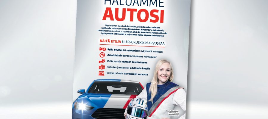 Laakkonen: Haluamme autosi, Print