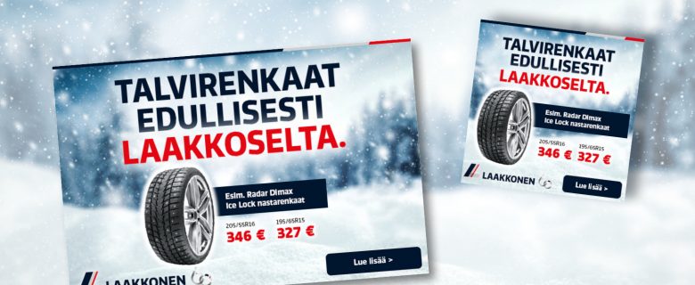 Laakkonen: Talvirenkaat, verkkomainonta