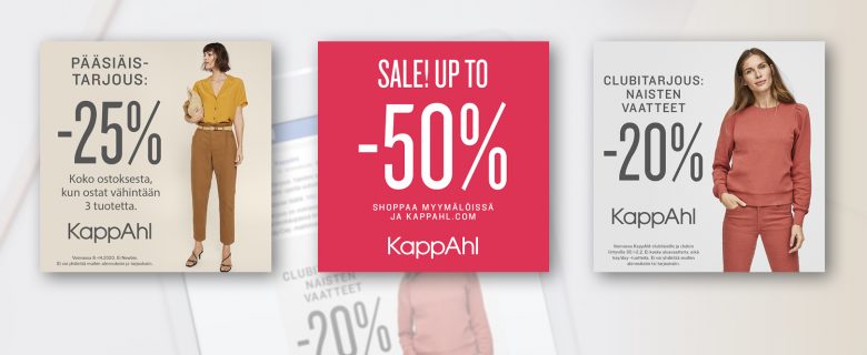 Kappahl: Facebook-mainontaa