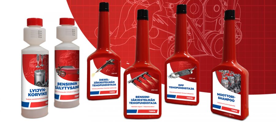 Teboil: Engine Oil Additives Packaging