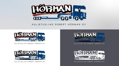 Kuljetusliike Robert Hörman Oy: logosuunnittelu