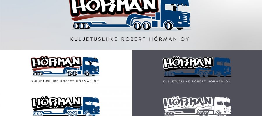 Kuljetusliike Robert Hörman Oy: logosuunnittelu