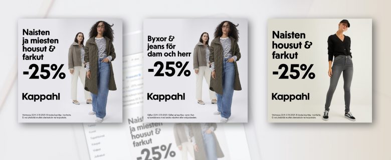 Kappahl: Facebook-mainontaa