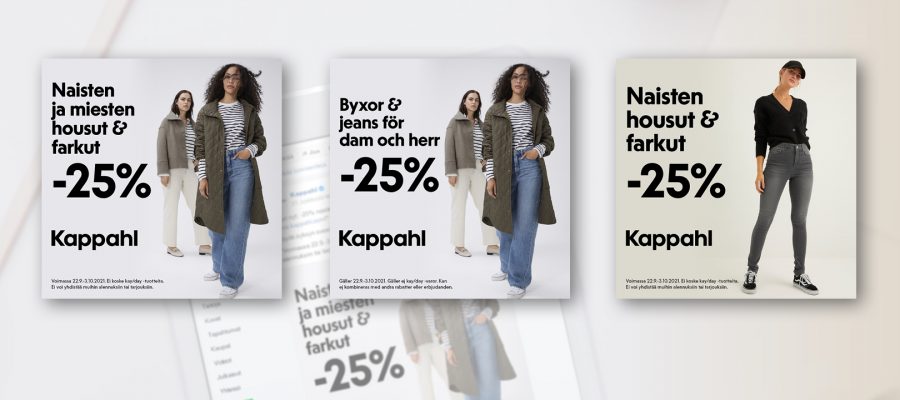 Kappahl: Facebook-mainontaa