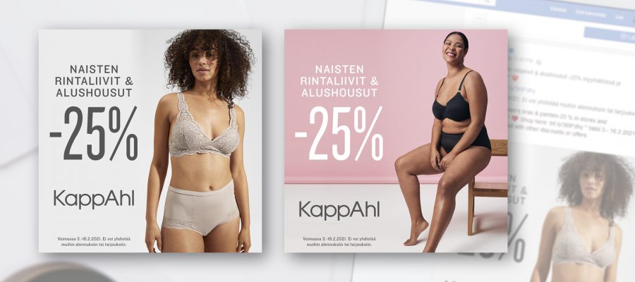 Kappahl: Facebook-mainontaa