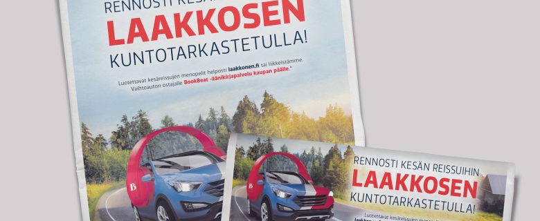 Laakkonen: Rennosti kesän reissuihin; printti