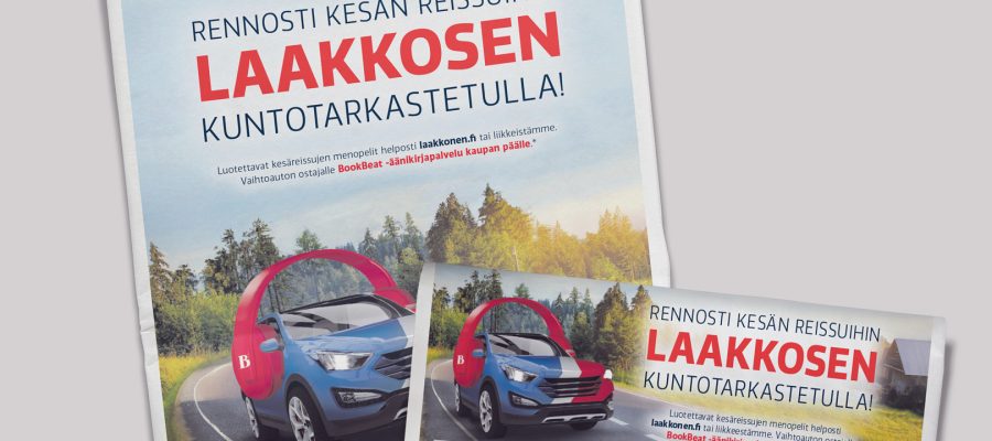 Laakkonen: Rennosti kesän reissuihin; printti