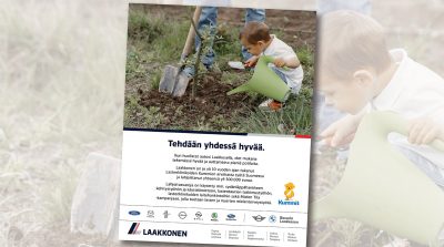 Laakkonen: Kummit-lehden takasivu