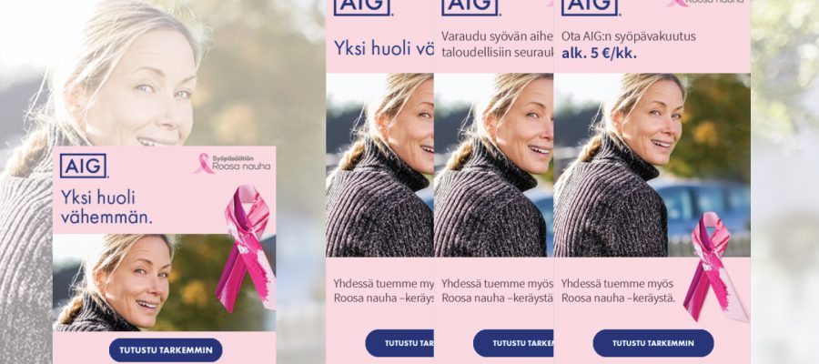 AIG: Pink ribbon campaign