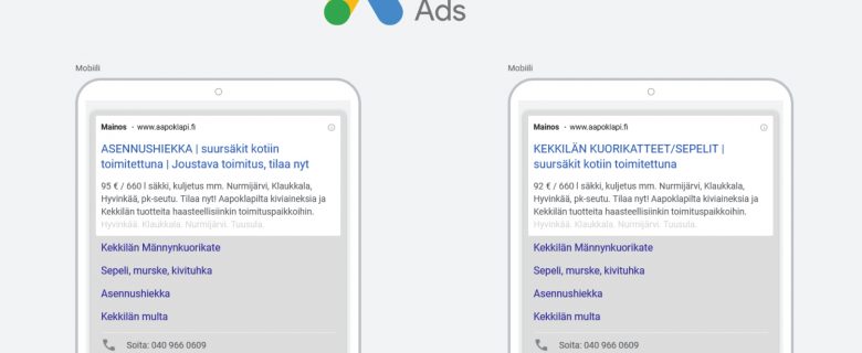 Aapoklapi: Google Ads