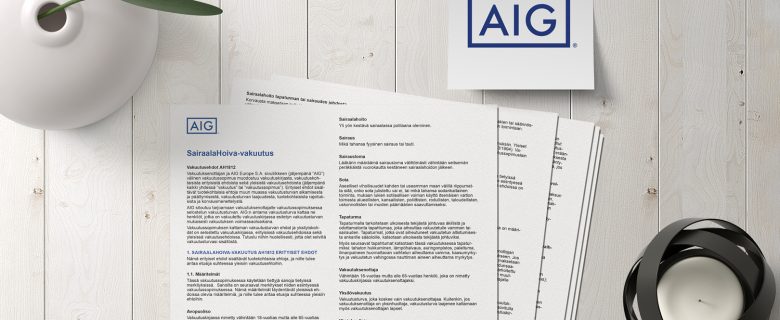 AIG: Vakuutusehtoja
