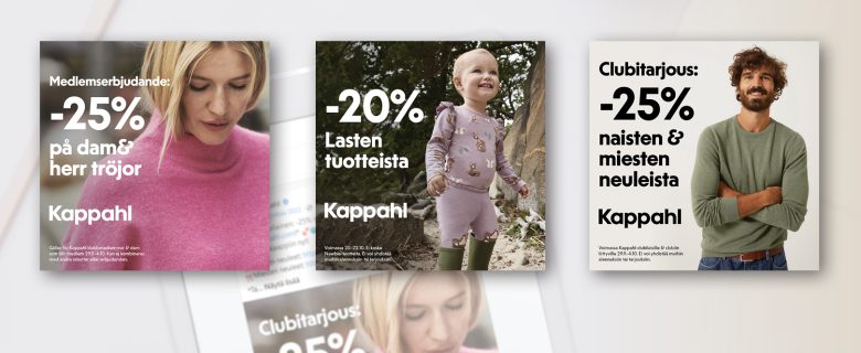 Kappahl: Facebook-mainontaa