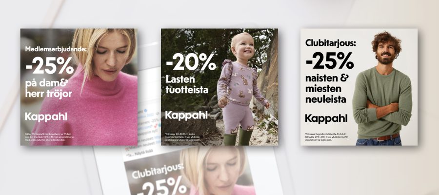 Kappahl: Facebook-mainontaa