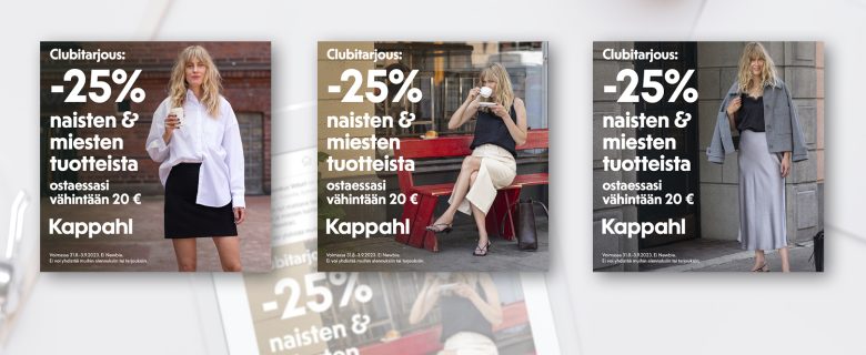 Kappahl: Facebook-mainontaa