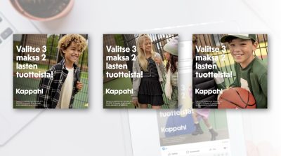 Kappahl: Facebook-mainontaa