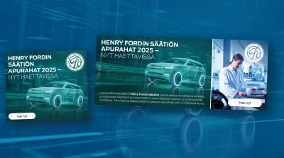 Henry Fordin säätiö: Apurahamainonta 2025, verkko